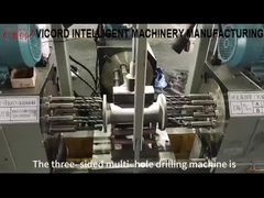 Μηχανή τρυπάνισης πολυτρυπάνιων τριών πλευρών με PLC