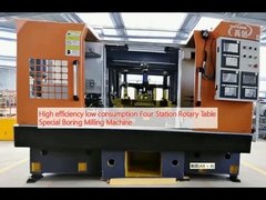 Μεγάλη απόδοση χαμηλής κατανάλωσης Τετραγωνική τροχαία τραπέζι ειδική τρυπαντική μηχανή