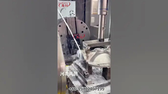 Τρισδιάστατο μηχάνημα CNC τόρνευσης για σφυρήλατα χαλύβδινα εξαρτήματα με ενσωματωμένο σύστημα ψύξης ψυκτικού