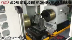 Διπλή κεφαλή CNC σκληρής σφράγισης βαλβίδα πύλης σφήνα (δίσκος) τόρνευση φρεζάρισμα