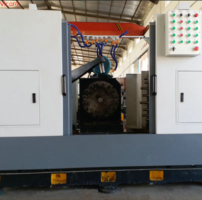 Buy Special CNC Six Position Rotary Table Machine For Butterfly Valve Stem Hole Flange Machining online manufacture