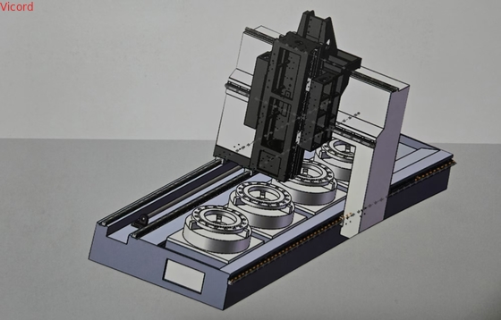 İyi bir fiyat. Çok istasyonlu Gantry matkap makinesi 8.5T 5100 X 2000 X 2500 φ40 U matkap çevrimiçi