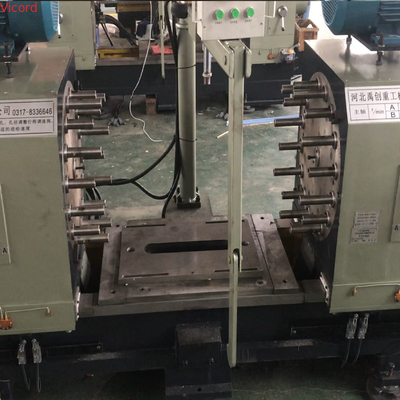 İyi bir fiyat. Valf Flanges & Tees için Çift Taraflı Çok Delikli Buhurlama Makinesi Yüksek Hızlı PLC Kontrolü çevrimiçi